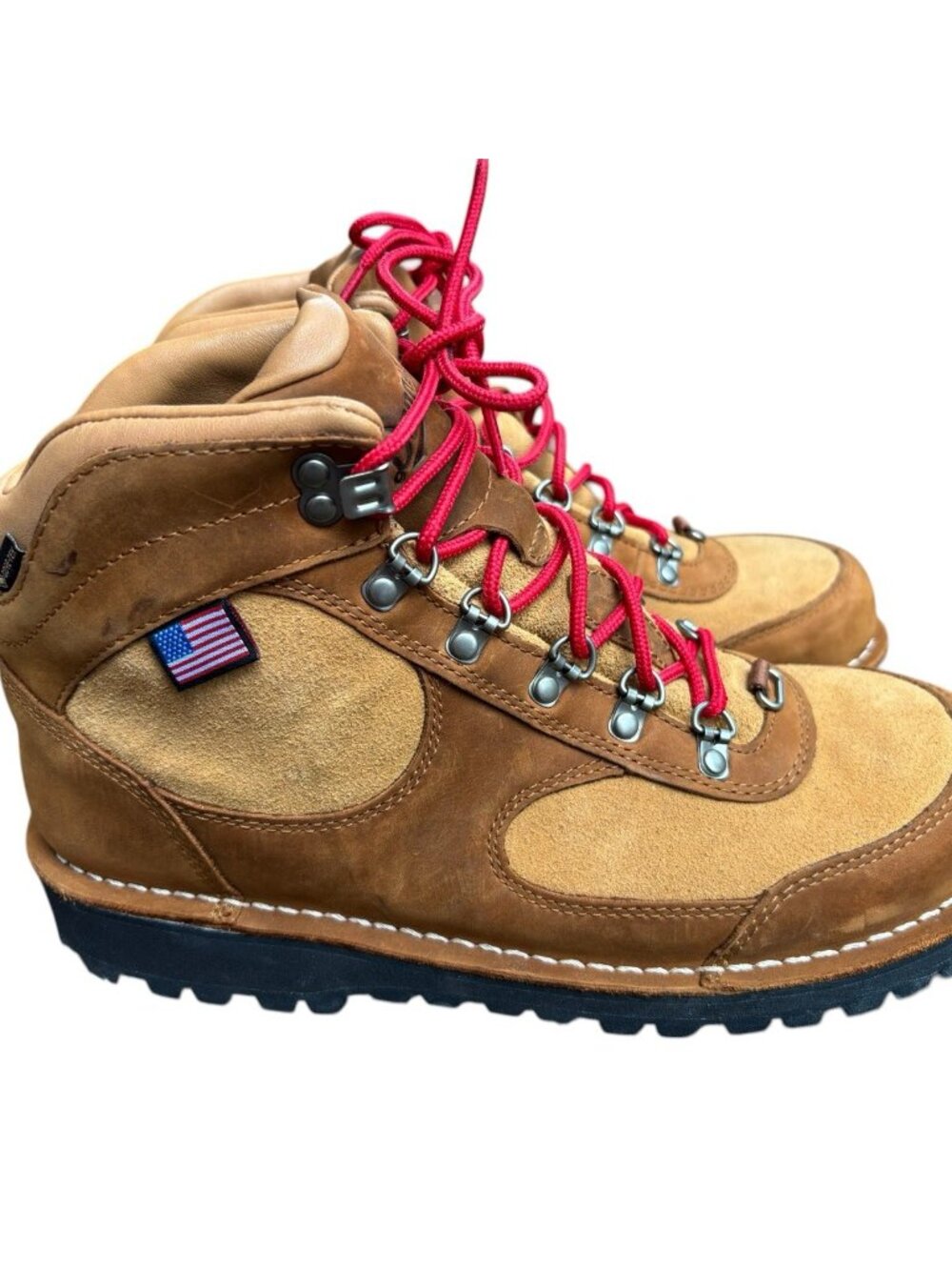 Danner Boots Womans 10.5 M Hiking Cascade Crest Brown Leather Gore-Tex Vibram - Picture 4 of 12
